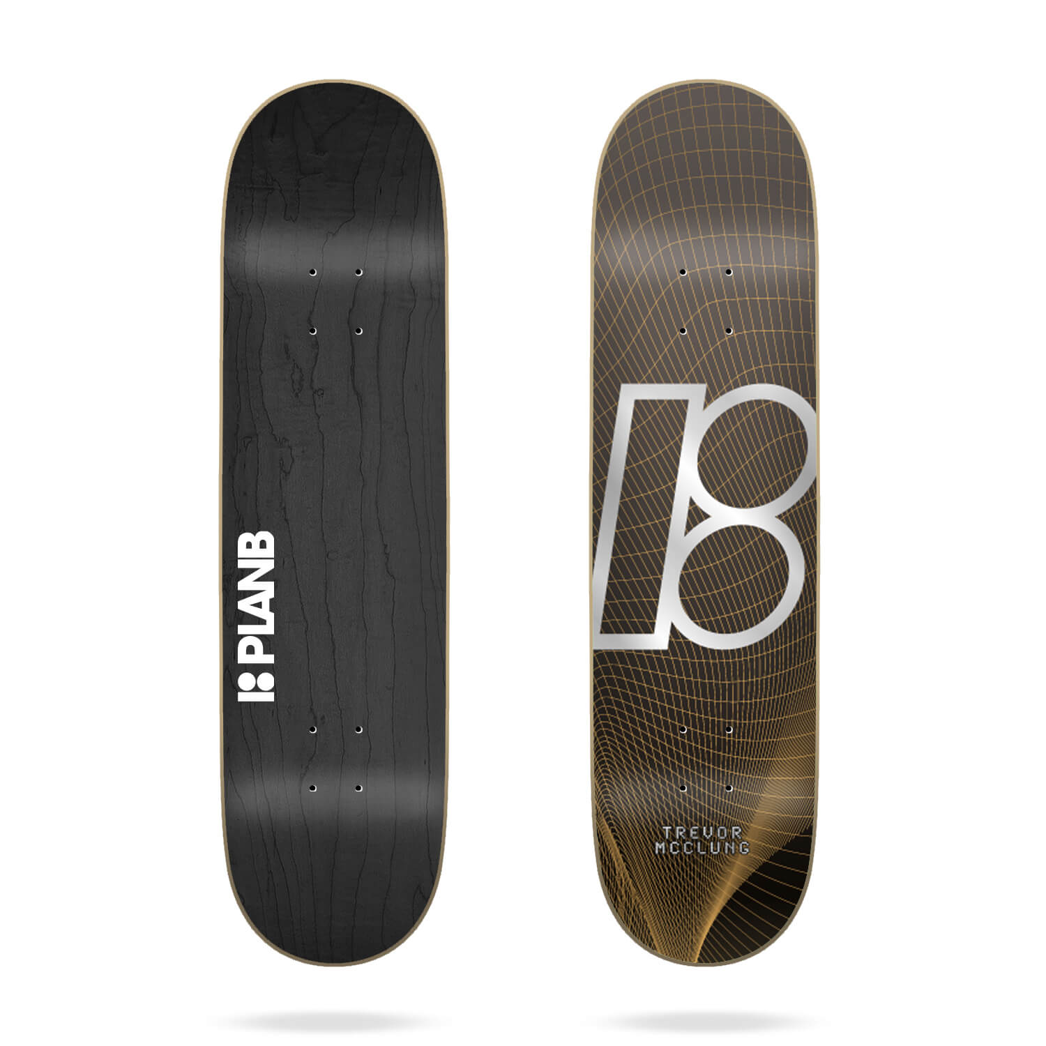 Plan B Joslin Paradise Skateboard Deck Black 8" 