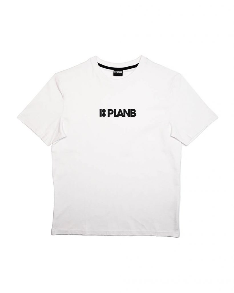 Plan B Logo White Tee - Plan B Skateboards